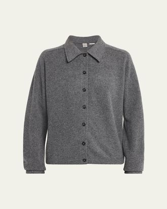Toteme Raglan-Sleeve Cashmere Cardigan