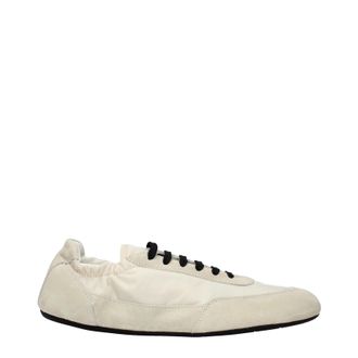 Prada Sneakers Collapse Damens Wildleder Beige/Elfenbein