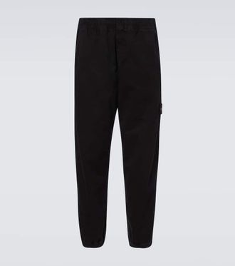 Stone Island Pantaloni sportivi Compass in cotone