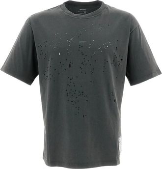 SATISFY Satisfy - MothTech T-Shirt - Heren - Tops - Grijs - Maat: XL Katoen
