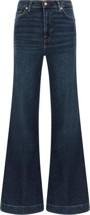 7 For All Mankind Jeans - Dames - Flared Jeans - Blauw - W28 - Jeans