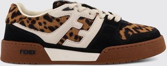 Fendi Sneakers Match Fendi in cavallino animalier e pelle