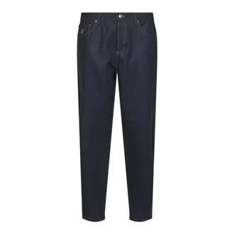 Brunello Cucinelli Brunello Cucinelli, Straight Jeans, male, Blue, Size: XL Virgin Wool Trousers