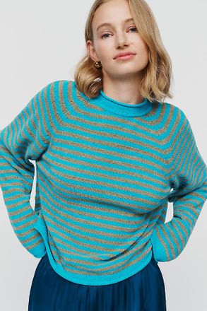 American Vintage Ekewood 100% Cotton Striped Sweater
