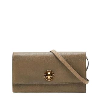 Bulgari Pre-owned Cross Body Bags, female, Beige, Size: ONE SIZE Pre-owned Cross Body Bag