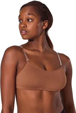 Capezio Camisole Bra w/ BraTek in Dark Brown at Nordstrom, Size X-Small