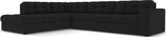 CXL by Christian Lacroix 5-Sitzer Designer Ecksofa Yohan mit Eckteil links - Strukturstoff