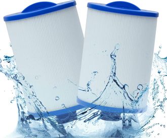 OEM Paquete De 2 Cartuchos De Filtro Para Jacuzzi, Compatibles Con Spas Unicel 6ch-940, Pleatco Pww50p3, Waterway Front Access Skimmer Y Filbur Fc-0359