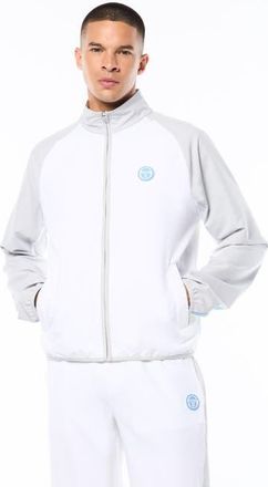 Sergio Tacchini Racchetto Track Jacket in Brilliant White at Nordstrom, Size Xxx-Large