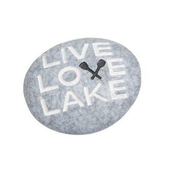 Beachcombers Live Love Lake Decorative Resin Pebble 1.75 in Blue at Nordstrom