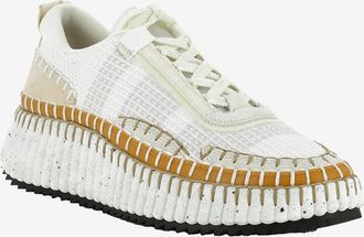 Chloé Umweltfreundliche niedrige Sneakers aus Mesh Nama