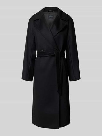Max Mara Regular Fit Wollmantel aus reiner Schurwolle Modell RESINA in Black, Größe 34