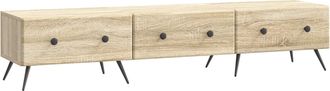 vidaXL Mueble De Tv Con Caj&oacute;n Roble Sonoma 147 X 34,5 X 30 Cm Vidaxl