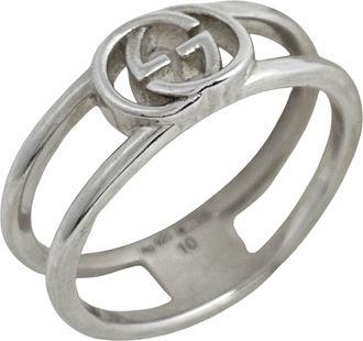 Gucci Silver Silver 925 Band Ring (Pre-Owned)