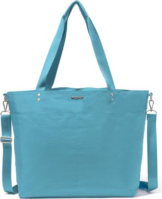 Baggallini Womens Large Carryall Tote Bag with Crossbody Strap