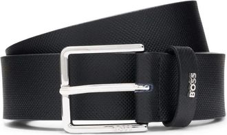 BOSS Cintura in pelle - Nero