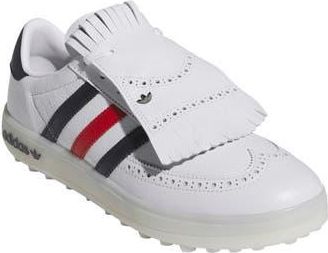 adidas Course Cup Spikeless Golf Sneaker in White/Night Indigo/Scarlet at Nordstrom Rack, Size 11.5
