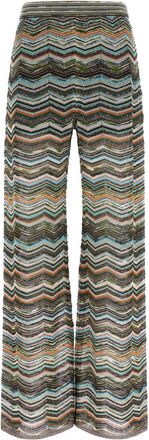 Missoni Multicolor Flared Flat Front Pants