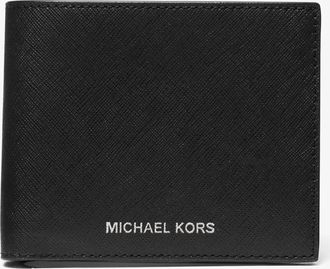 Michael Kors Varick Saffiano Leather Billfold Wallet With Passcase