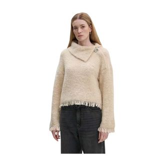 Day Birger Et Mikkelsen Truien & Vesten, Dames, Beige, S, Wol, Gillian - Luxe Boucle