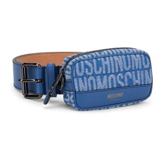 Moschino Hip Bag - female - Moschino - Bum Bags - Blue - ONE SIZE - Bags
