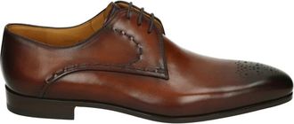 Magnanni Elegante Leren Schoenen - Heren - Nette schoenen - Bruin - 46 EU - Schoenen