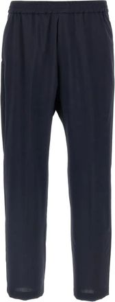 Barena Pantaloni Bativoga con vita elasticizzata - Blu