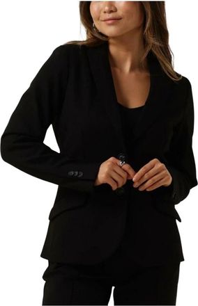 Summum Milano Blazer - Dames - Blazers - Zwart - XS - Leer - Jassen