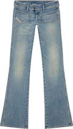 Diesel D-Hush low-rise bootcut jeans - women - Cotton/Spandex/Elastane/Recycled Cotton - 23/32 - Blue