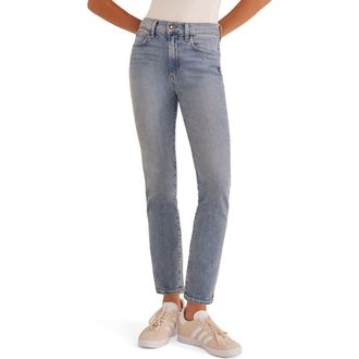Favorite Daughter The Erin High Waist Stretch Slim Fit Straight Leg Jeans in Croft at Nordstrom, Size 29
