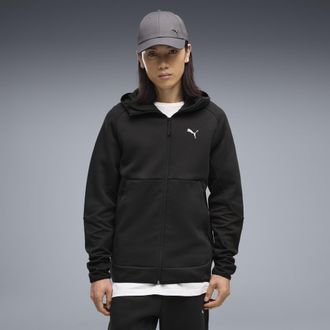 Puma Felpa con cappuccio e zip PUMATECH Elevated da uomo, Accessori, Nero, XXL