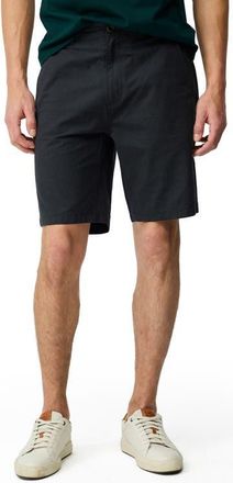 Rodd & Gunn Millwater Stretch Twill Shorts in Coal at Nordstrom, Size 35