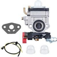 OEM Carburador Compatible Con Desbrozadoras Y Cortac&eacute;spedes Walbro Tipo Wyj De 26 Cc Y 3 Cc, Con Espaciador De Bomba Primaria Y Conjunto De Manguera De Co