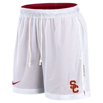 Nike USC Trojans Primetime Reversible Nike Mens Dri-FIT College Shorts in White | CLU24SH027FZJB-USC