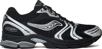 Saucony Progrid Triumph 4 Open-Pore Mesh Leather Sneakers