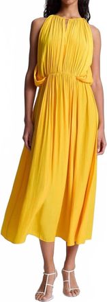 A.L.C. Meredith Midi Dress In Mango