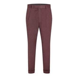 HUGO BOSS Heren Pepe chinos met rechte pasvorm (Rood)