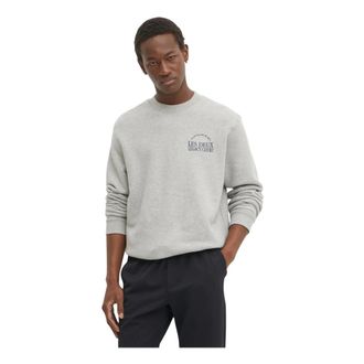 Les Deux Hombre, Sudaderas, Gris, Talla: S