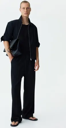 H&M Loose-fit Pants in Black at Nordstrom, Size X-Large