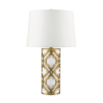Netlighting Arabella 1 Light Table Lamp Gold E27