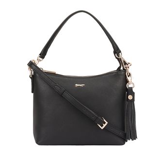 Paul Costelloe Womens Mestolo Black Leather Multi Way Bag - One Size