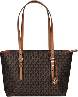 Michael Michael Kors Medium Quinn shopper met monogram - Bruin
