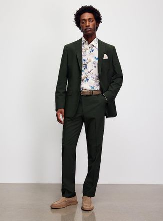 Le 31 Mens Stretch wool pant London fit - Slim straight