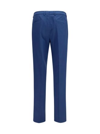Brunello Cucinelli Mens Cotton Blend Chino Pants Denim Cotton; Elastane Trousers