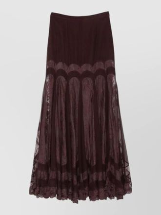 Zimmermann silk floral-print maxi skirt