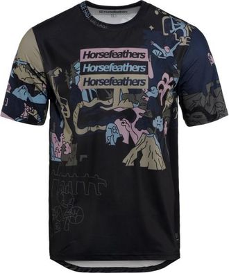 Horsefeathers Quantum Bike Jersey Velotrikot f&uuml;r Herren | schwarz