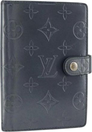 Louis Vuitton Pre-owned Wallets, female, Blue, Size: ONE SIZE Pre-owned Day Planner Cover