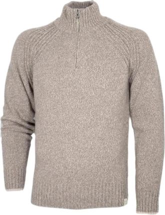 Paul & Shark High Neck Half Zip Trui - Heren - Coltruien - Beige - M - Truien & Vesten