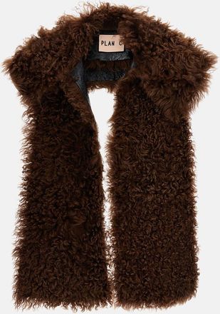 Plan C Shearling Scarf