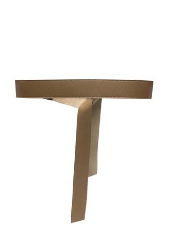 Niù leather belt - women - Leather/Other fibres - S - Neutrals